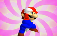 A happy Mario