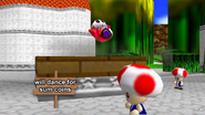 Shy Guy is dancing for coins