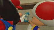 Mario Goes to the Fridge to Get a Glass Of Milk 035