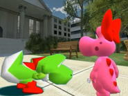 Birdo with Yoshi