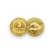 Limited Edition - 3 Million Subscriber Club Coin (front and back)