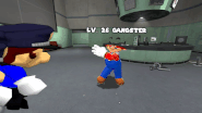 Mario slapping the security guards