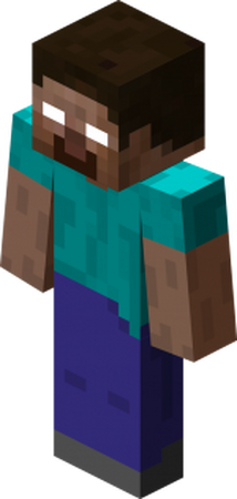 Herobrine flame and ice Minecraft Skin