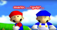 Mario realizes Peach’s fury.