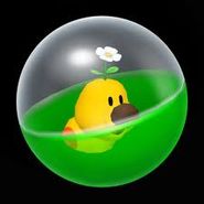 A Wiggler in a Capsule or Orb seen in either Mario Party 5 or 6