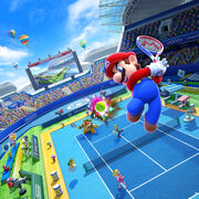 Match Artwork - Mario Tennis Ultra Smash