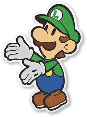 Luigi di carta, Mario Wiki