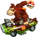 Secondo artwork con Donkey Kong