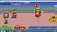 Mario e Luigi affrontano Sogghigno da Mario & Luigi: Superstar Saga