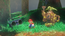 Foresta, Stereo e Robot Innaffiatoio Screenshot - Super Mario Odyssey