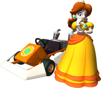 Daisy in Mario Kart DS