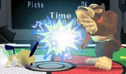 Pichu utilizzando il Fulmine