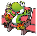 Yoshi che vede un film