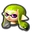 Icona Ragazza Inkling lime