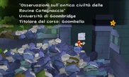 Il volantino del corso di Goombella