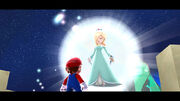 Mario, Rosalinda Screenshot - Super Mario Galaxy