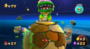 Dino Piranha Screenshot1 - Super Mario Galaxy