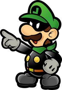 Luigi di carta, Mario Wiki