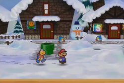 Shiver City - Screenshot Paper Mario