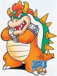 Un artwork di Bowser in Super Mario Bros. 3