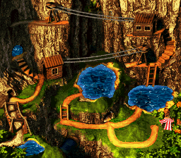 Cresta del Rasoio mappa DKC3