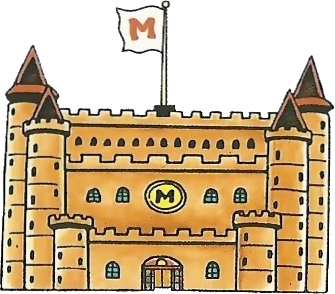 Screenshot del castello di Super Mario World