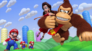 Mario Pauline Donkey Kong Screenshot - Mario vs