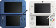 New Nintendo 3DS (bianco) e New Nintendo 3DS LL (blu)