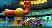 Wario Waluigi Intro Screenshot - Mario Super Sluggers