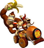 Donkey Kong and Diddy - Mario Kart Double Dash