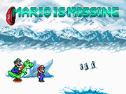 Schermo del titolo Screenshot - Mario is Missing! (DOS)