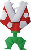 Pianta Canterina origami modello PMTOK