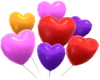 MKT Palloncini Cuoricini