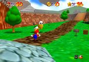 Koopa il Veloce, Battaglia di Bob-ombe Screenshot - Super Mario 64