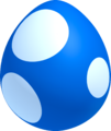 Blue baby yoshi egg