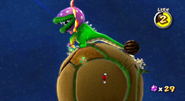 Dino Piranha Screenshot - Super Mario Galaxy