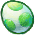 Green yoshi egg YIN