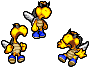 Paratroopa Blu Sprite - Mario & Luigi Viaggio al Centro di Bowser