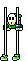 Tipo Trampoli verde sprite SMW2YI