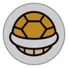 Emblema Koopa dorato corsa MKT