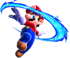 Mario Piroetta Artwork - Super Mario Galaxy