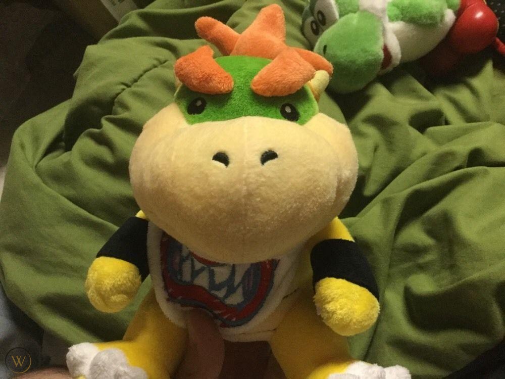 super mario bowser jr plush