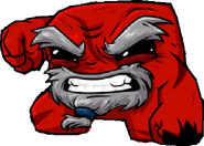 The selection sprite of Meat Ninja in Super Meat Boy Forever.