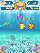 MeeMee making her way to the bottom