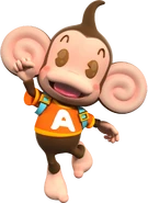 Aiai's render in Sonic & SEGA All-Stars Racing