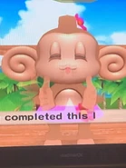 Screenshot of MeeMee jumping while clapping