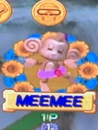 Screenshot of MeeMee blowing a kiss