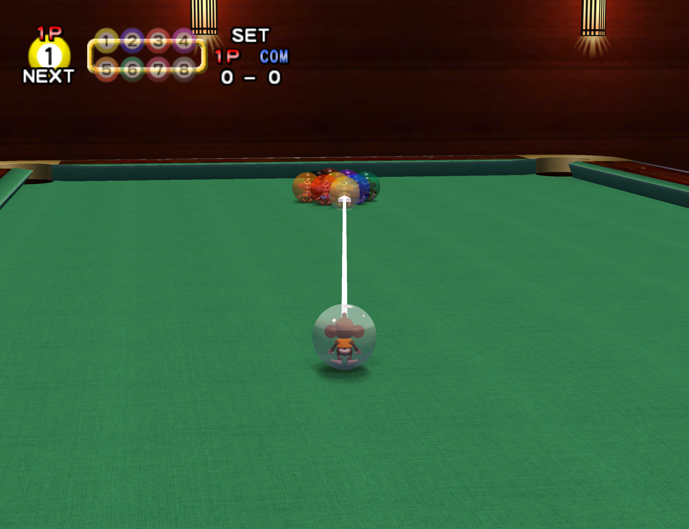 Billiards  (PS1) Gameplay 