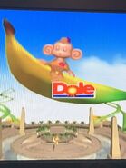 Screenshot of MeeMee sitting on the big banana