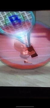 Baby jumping in Monkey Tennis